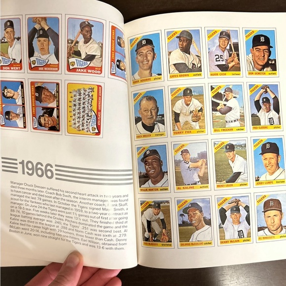 🛍️FOUR 4 THIRTY🛍️ Topps Baseball Cards Of The Detroit Tigers 1952-1988 Paperback - Picture 7 of 14